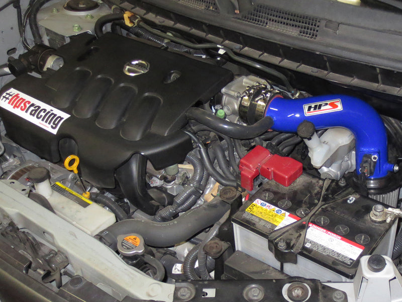 HPS Performance Air Intake - 2009-2014 Nissan Cube 1.8L - Blue (827-186BL)