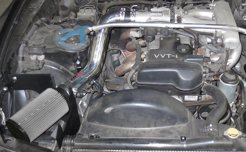 HPS Performance Air Intake - 1997-1998 Toyota Supra Non Turbo 3.0L I6 - Red (827-200R)