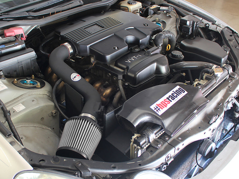 HPS Performance Air Intake - 2001-2005 Lexus GS300 3.0L - Black (827-260WB)