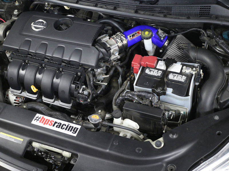 HPS Performance Air Intake - 2013-2019 Nissan Sentra 1.8L - Blue (827-269BL)