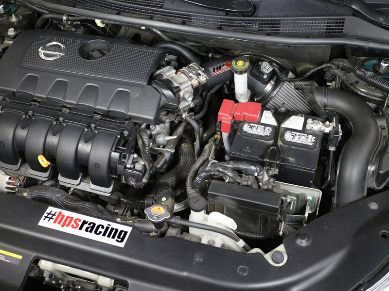 HPS Performance Air Intake - 2013-2019 Nissan Sentra 1.8L - Black (827-269WB)