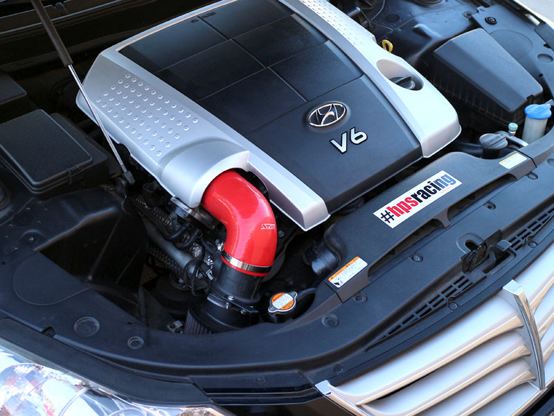 HPS Performance Air Intake - 2009-2011 Hyundai Genesis Sedan 3.8L V6 - Red (827-276R)