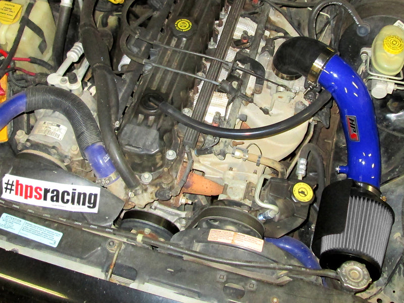 HPS Performance Air Intake - 1991-2001 Jeep Cherokee 4.0L I6 - Blue (827-301BL)