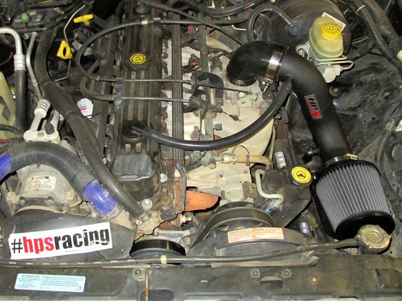 HPS Performance Air Intake - 1991-2001 Jeep Cherokee 4.0L I6 - Black (827-301WB)