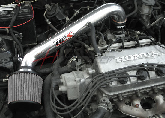 HPS Performance Air Intake - 1996-2000 Honda Civic CX DX LX - Red (827-408R)