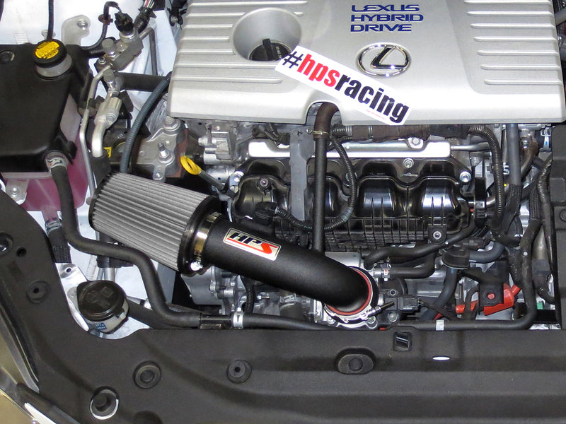 HPS Performance Air Intake - 2011-2017 Lexus CT200h - Black (827-502WB)