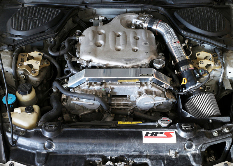 HPS Performance Air Intake - 2003-2006 Nissan 350Z 3.5L V6 - Polished (827-520P)