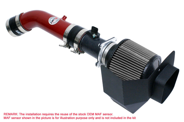 HPS Performance Air Intake - 2003-2006 Nissan 350Z 3.5L V6 - Red (827-520R)