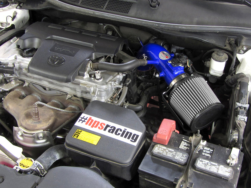 HPS Performance Air Intake - 2012-2017 Toyota Camry 2.5L 4Cyl - Blue (827-524BL)