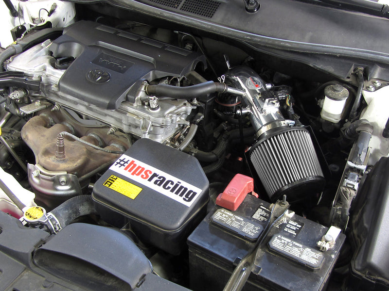 HPS Performance Air Intake - 2012-2017 Toyota Camry 2.5L 4Cyl - Polished (827-524P)