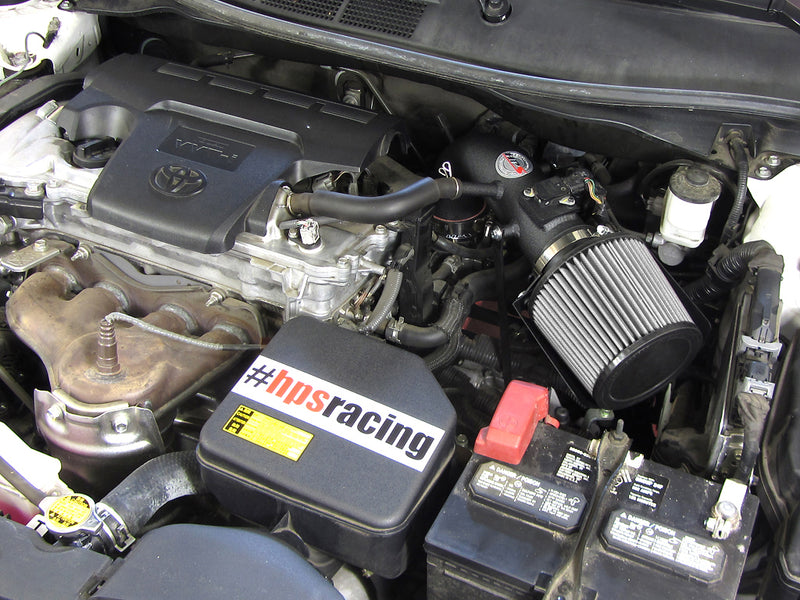 HPS Performance Air Intake - 2012-2017 Toyota Camry 2.5L 4Cyl - Black (827-524WB)