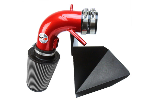 HPS Performance Air Intake - 2013-2016 Hyundai Genesis Coupe 3.8L V6 - Red (827-525R)