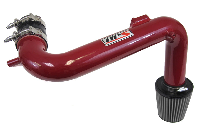 HPS Performance Air Intake - 2012-2015 Scion iQ 1.3L US-Spec - Red (827-527R)