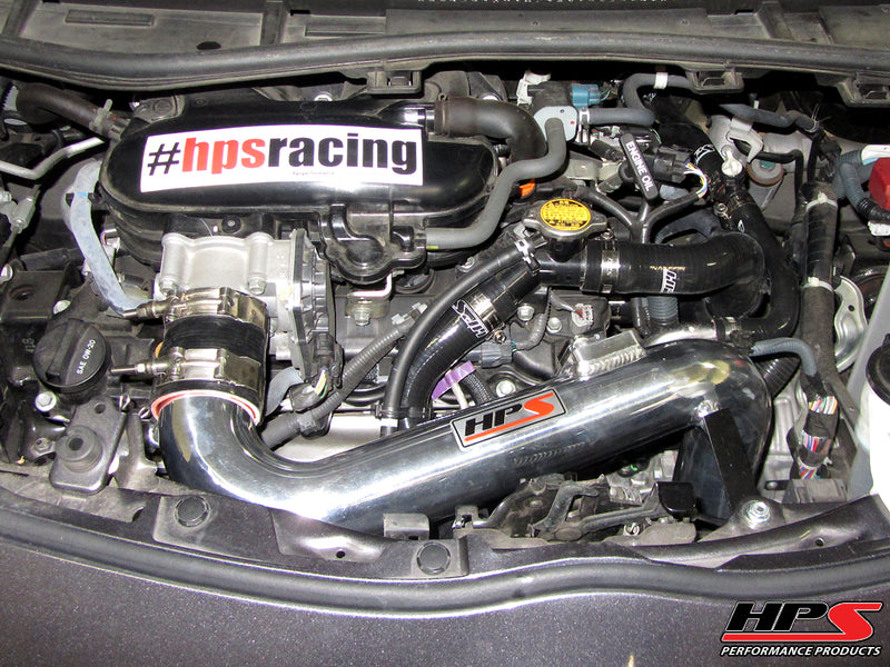 HPS Performance Air Intake - 2012-2015 Scion iQ 1.3L US-Spec - Polished (827-527P)