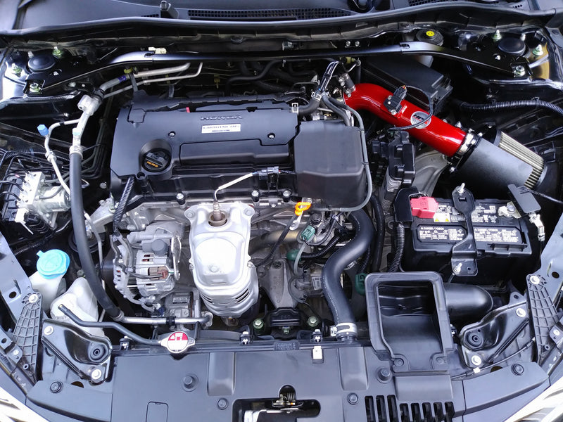 HPS Performance Air Intake - 2013-2017 Honda Accord 2.4L - Red (827-555R)