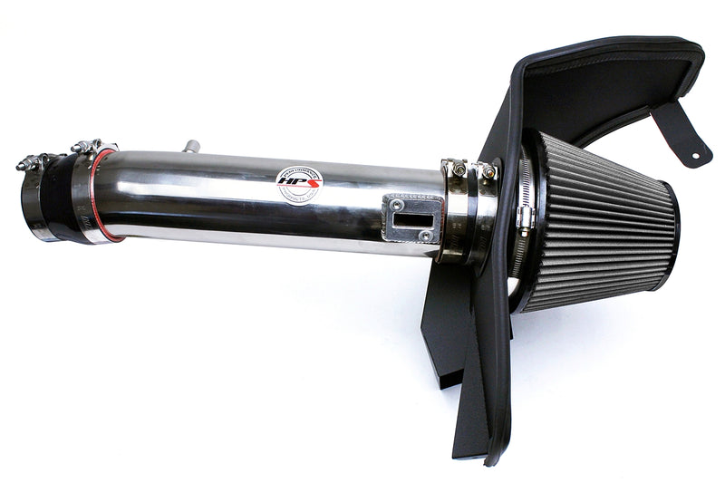 HPS Performance Air Intake - 2011-2014 Ford Mustang 3.7L V6 - Polished (827-561P)
