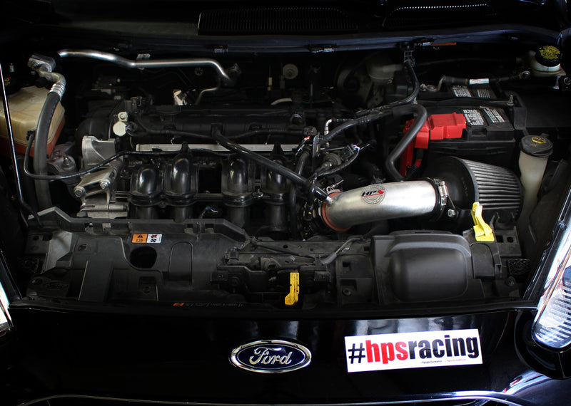 HPS Performance Air Intake - 2014-2015 Ford Fiesta 1.6L Non Turbo - Blue (827-580BL)