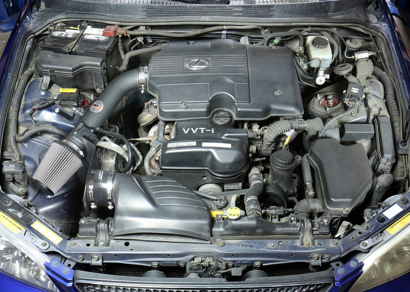 HPS Performance Air Intake - 2001-2005 Lexus IS300 3.0L - Black (827-590WB)
