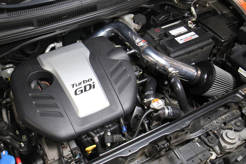 HPS Performance Air Intake - 2013-2017 Hyundai Veloster 1.6L Turbo - Black (827-605WB)