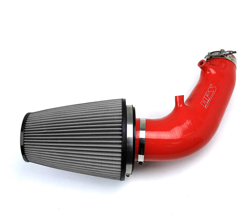 HPS Performance Air Intake - 2006-2009 Honda S2000 AP2 2.2L F22 drive-by-wire - Red (827-610R)