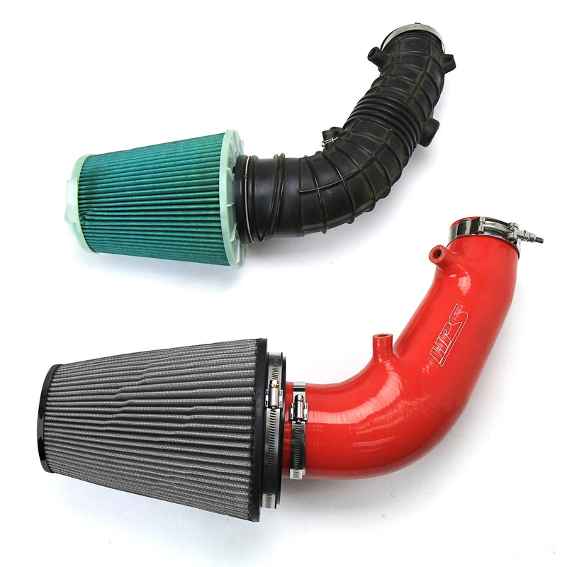 HPS Performance Air Intake - 2006-2009 Honda S2000 AP2 2.2L F22 drive-by-wire - Red (827-610R)