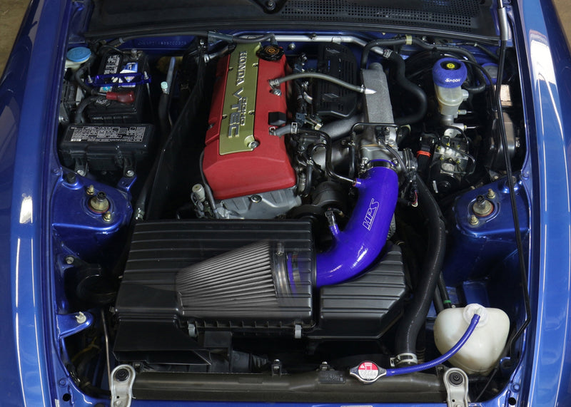 HPS Performance Air Intake - 2006-2009 Honda S2000 AP2 2.2L F22 drive-by-wire - Blue (827-610BL)