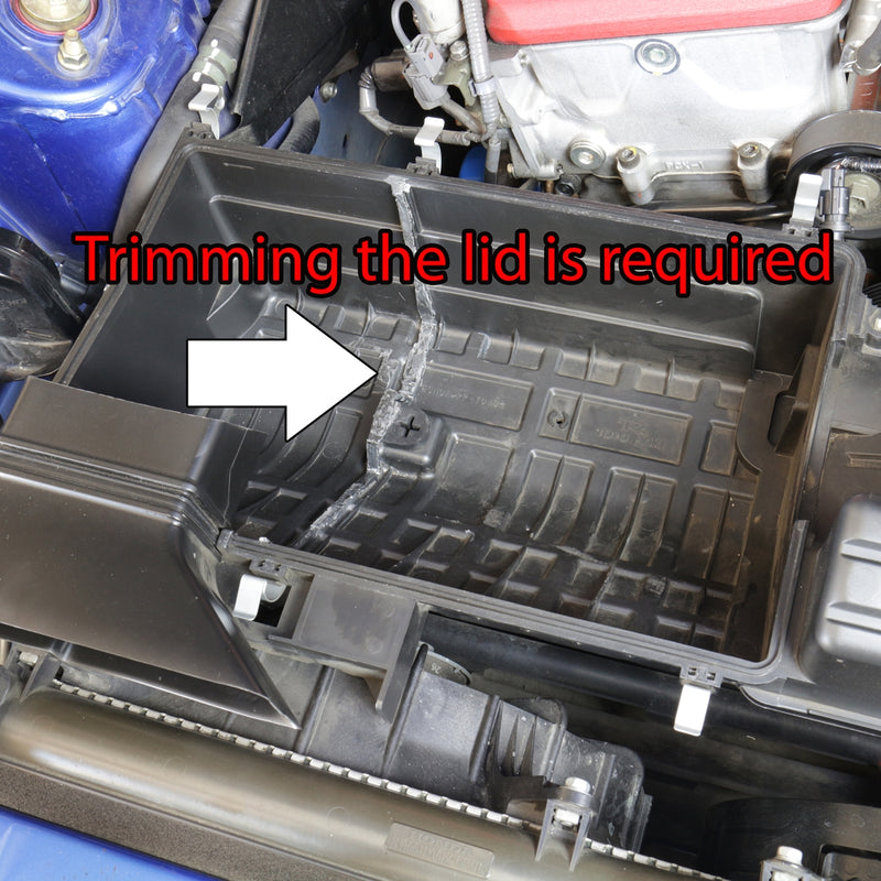 HPS Performance Air Intake - 2006-2009 Honda S2000 AP2 2.2L F22 drive-by-wire - Blue (827-610BL)