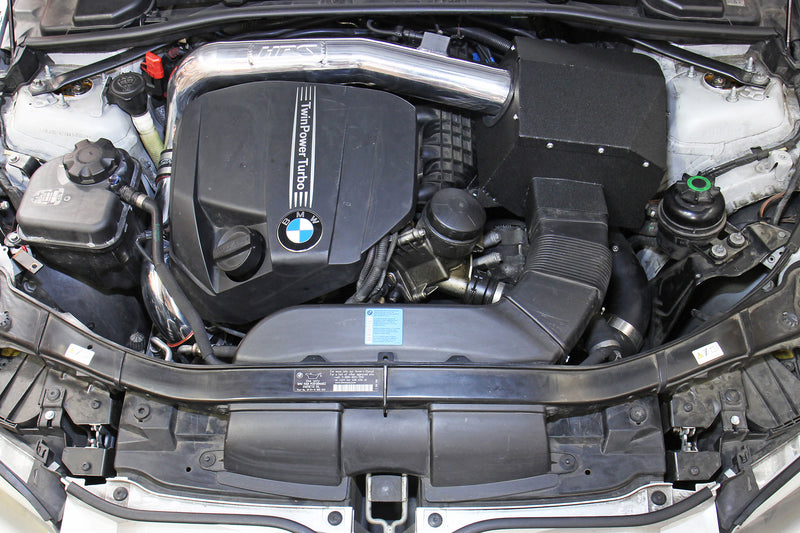 HPS Performance Air Intake - 2011-2013 BMW 335i 3.0L Turbo N55 - Polished (827-628P)