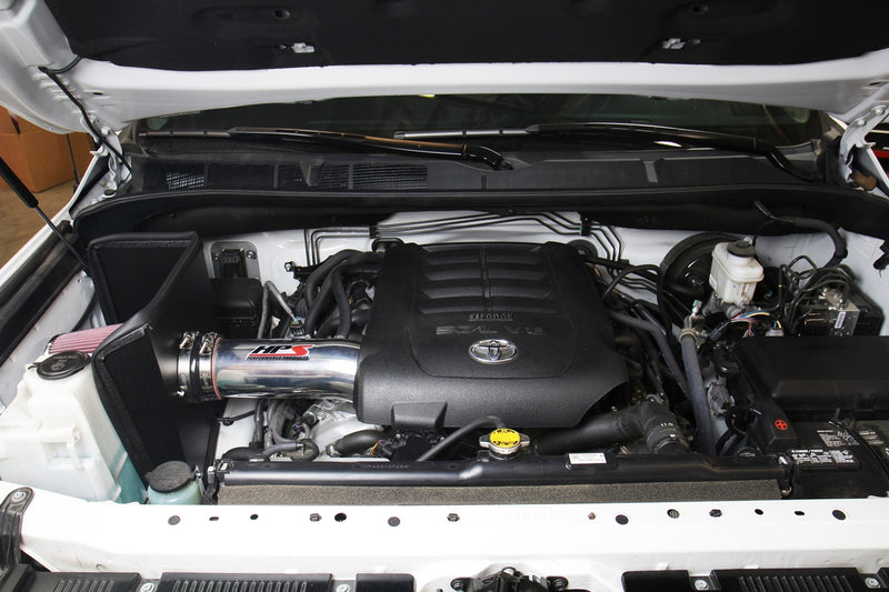 HPS Performance Air Intake - 2012-2019 Toyota Tundra 5.7L V8 - Polished (827-630P)