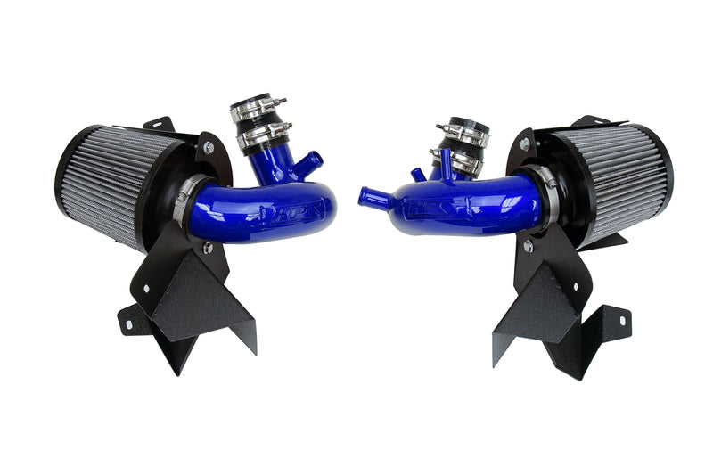 HPS Performance Air Intake - 2018-2023 Kia Stinger 3.3L V6 Twin Turbo - Blue (827-672BL)