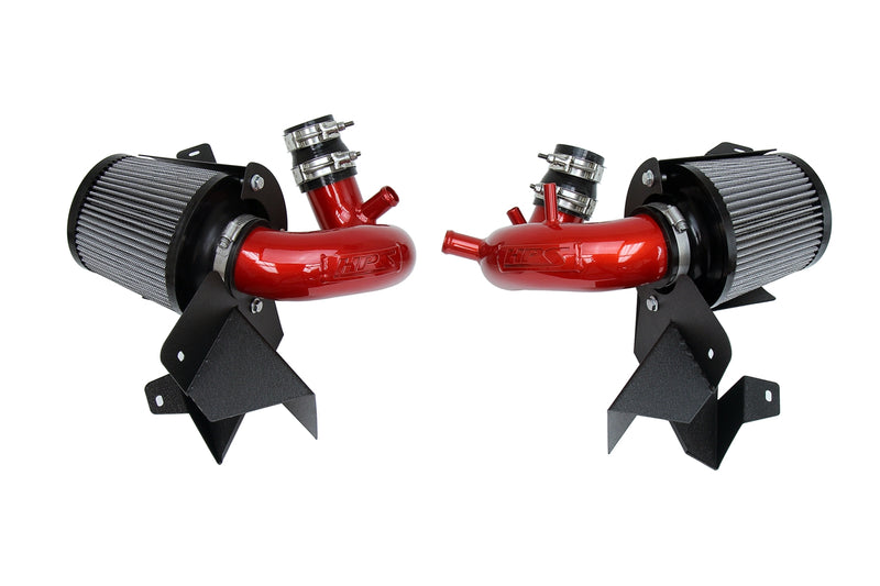 HPS Performance Air Intake - 2018-2023 Kia Stinger 3.3L V6 Twin Turbo - Red (827-672R)