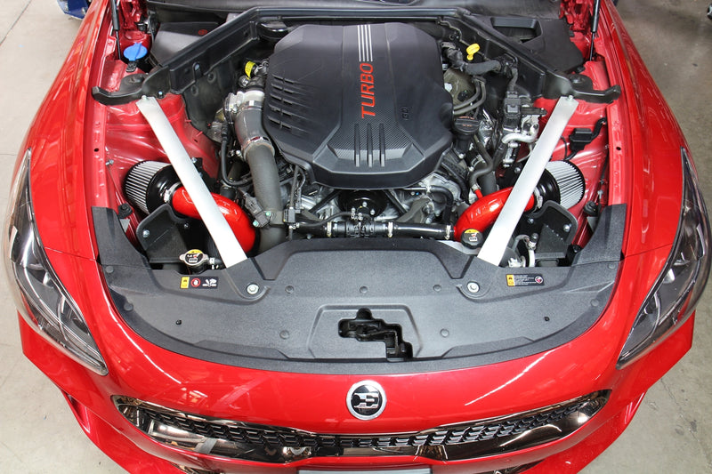 HPS Performance Air Intake - 2018-2023 Kia Stinger 3.3L V6 Twin Turbo - Polished (827-672P)