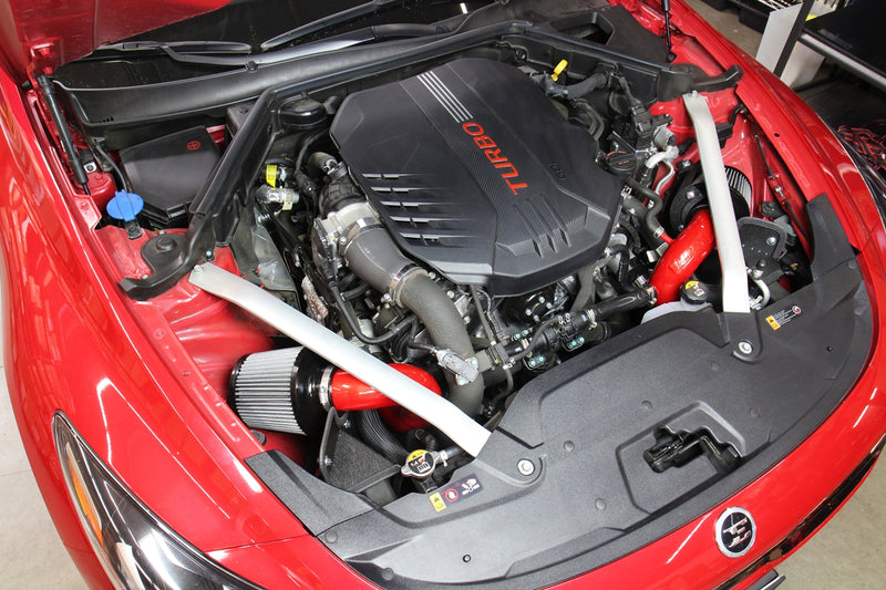 HPS Performance Air Intake - 2018-2023 Kia Stinger 3.3L V6 Twin Turbo - Black (827-672WB)
