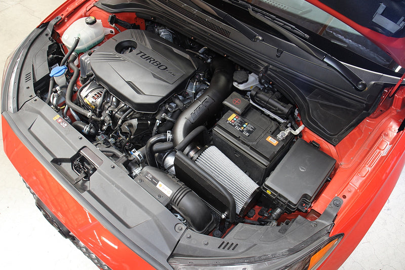 HPS Performance Air Intake - 2019-2021 Hyundai Veloster 1.6L Turbo - Blue (827-678BL)
