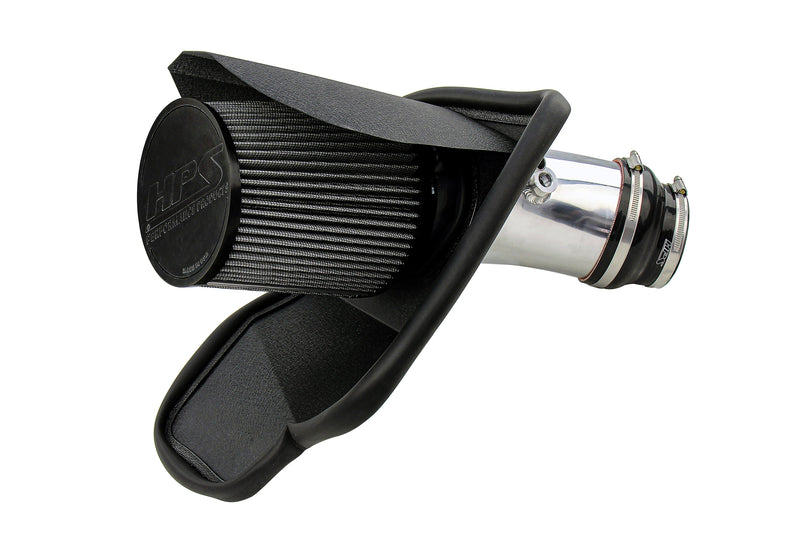 HPS Performance Air Intake - 2019-2023 Dodge Charger SRT Hellcat 6.2L V8 Supercharged - Polished (827-681P)