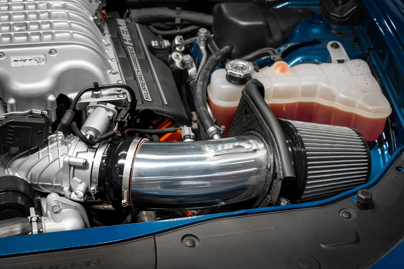 HPS Performance Air Intake - 2019-2023 Dodge Charger SRT Hellcat 6.2L V8 Supercharged - Polished (827-681P)