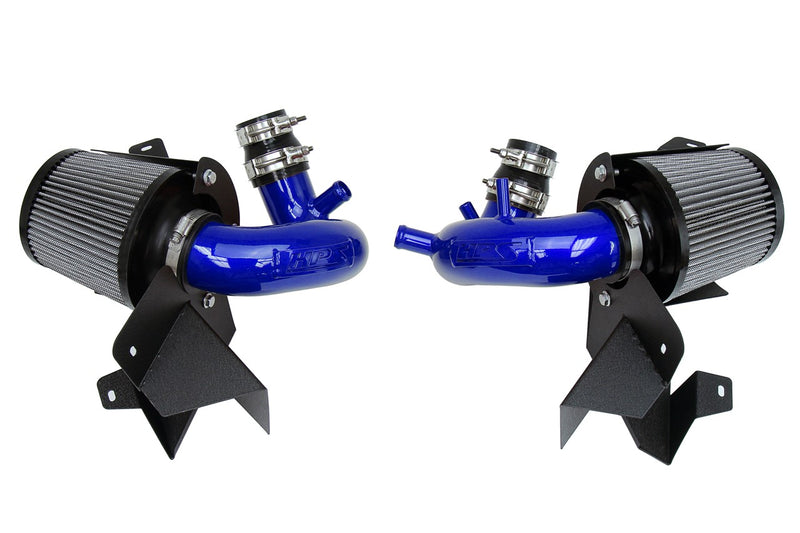 HPS Performance Air Intake - 2019-2024 Genesis G70 3.3L V6 Twin Turbo - Blue (827-703BL)