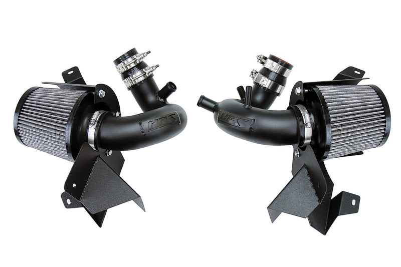 HPS Performance Air Intake - 2019-2024 Genesis G70 3.3L V6 Twin Turbo - Black (827-703WB)