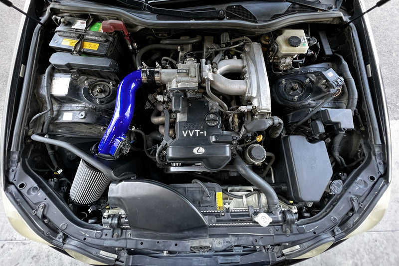 HPS Performance Air Intake - 1998-2000 Lexus GS300 3.0L 2JZ-GE - Red (827-705R)
