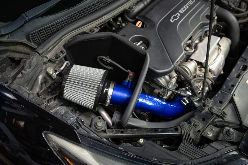 HPS Performance Air Intake - 2016-2019 Chevrolet Cruze 1.4L Turbo (Excludes 2016 Cruze Limited) - Blue (827-709BL)
