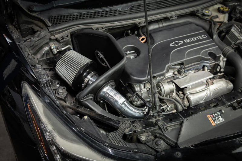 HPS Performance Air Intake - 2016-2019 Chevrolet Cruze 1.4L Turbo (Excludes 2016 Cruze Limited) - Polished (827-709P)