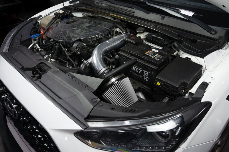 HPS Performance Air Intake - 2019-2022 Hyundai Veloster N 2.0L Turbo - Blue (827-713BL)