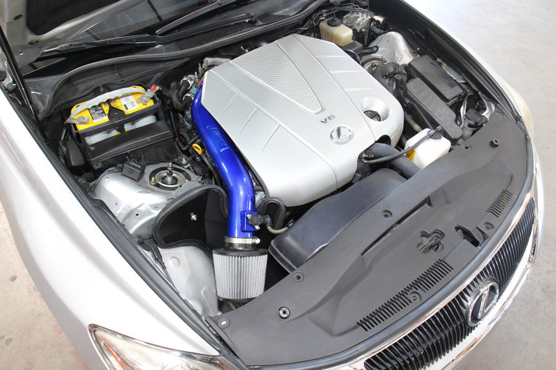 HPS Performance Air Intake - 2007-2011 Lexus GS350 3.5L V6 - Blue (827-720BL)