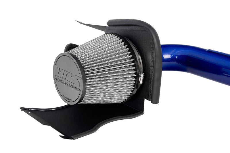 HPS Performance Air Intake - 2022-2023 Hyundai Kona N 2.0L Turbo - Blue (827-721BL)