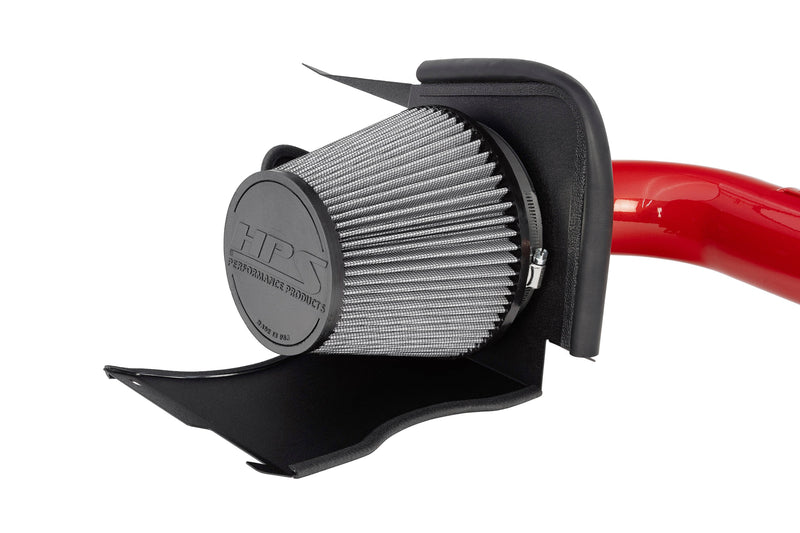 HPS Performance Air Intake - 2022-2023 Hyundai Kona N 2.0L Turbo - Red (827-721R)