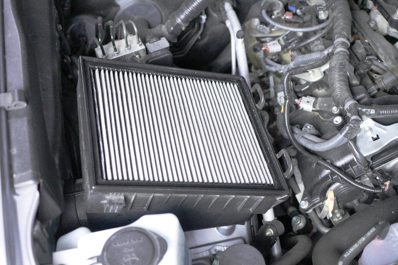 HPS Performance Air Intake - 2016-2023 Toyota Tacoma 3.5L V6 equipped with Standard Air Box - Red (827-725R)