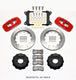 Wilwood AERO6 Front Hat Kit 14.00 Red 63-87 C10 w/ Wilwood Pro Spindles