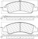 StopTech 08-20 Cadillac Escalade Front Truck & SUV Brake Pad