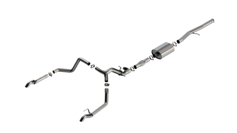 Borla 2024 Chevrolet/GMC 1500 ZR2 & AT4X 6.2L V8 4WD 4DR ATAK Catback Exhaust w/ Turndown Tips