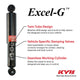 KYB 2020+ Hyundai Palisade w/o Auto Level / 21-23 Santa Fe Hybrid Excel-G Gas Shock - Rear